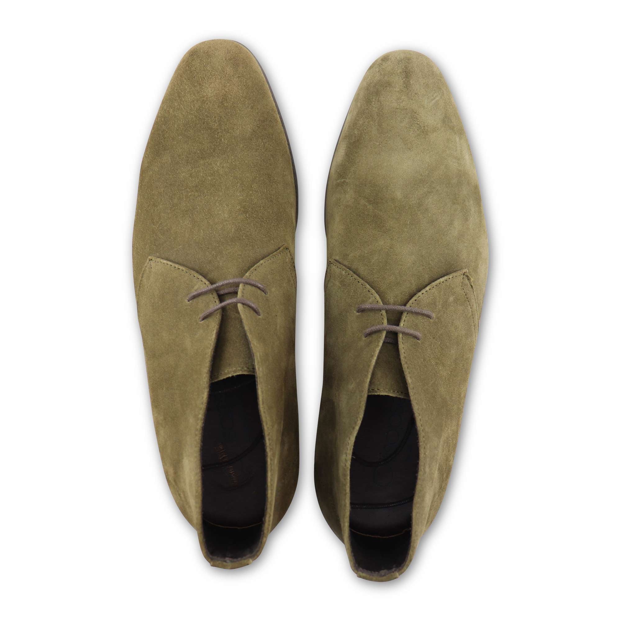 Polacchine verdi in camoscio