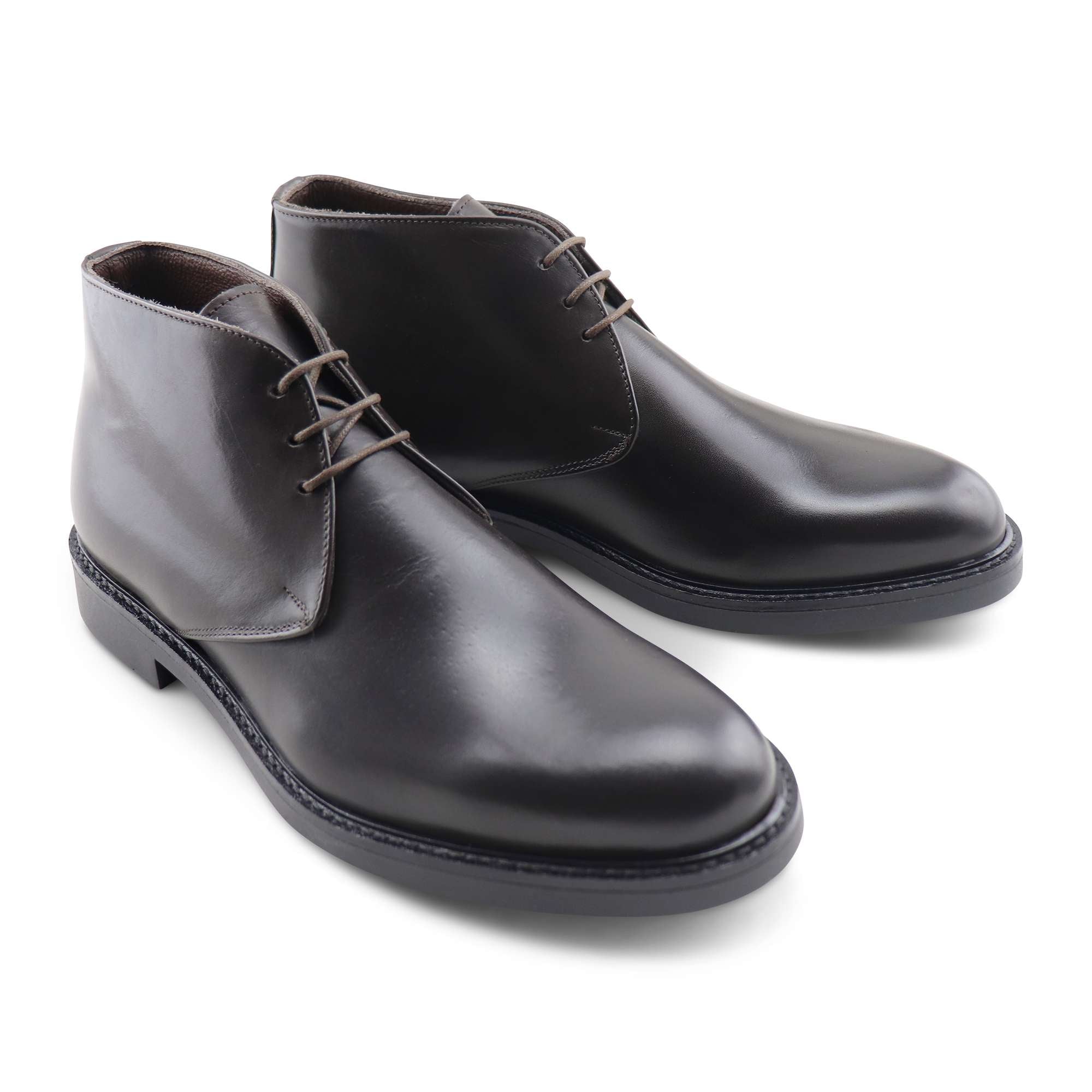 Polacchine testa di moro in pelle