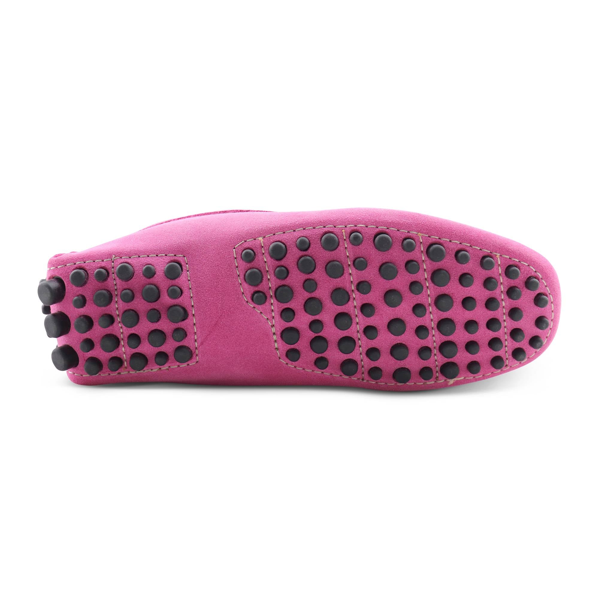 Gommini in camoscio fuxia