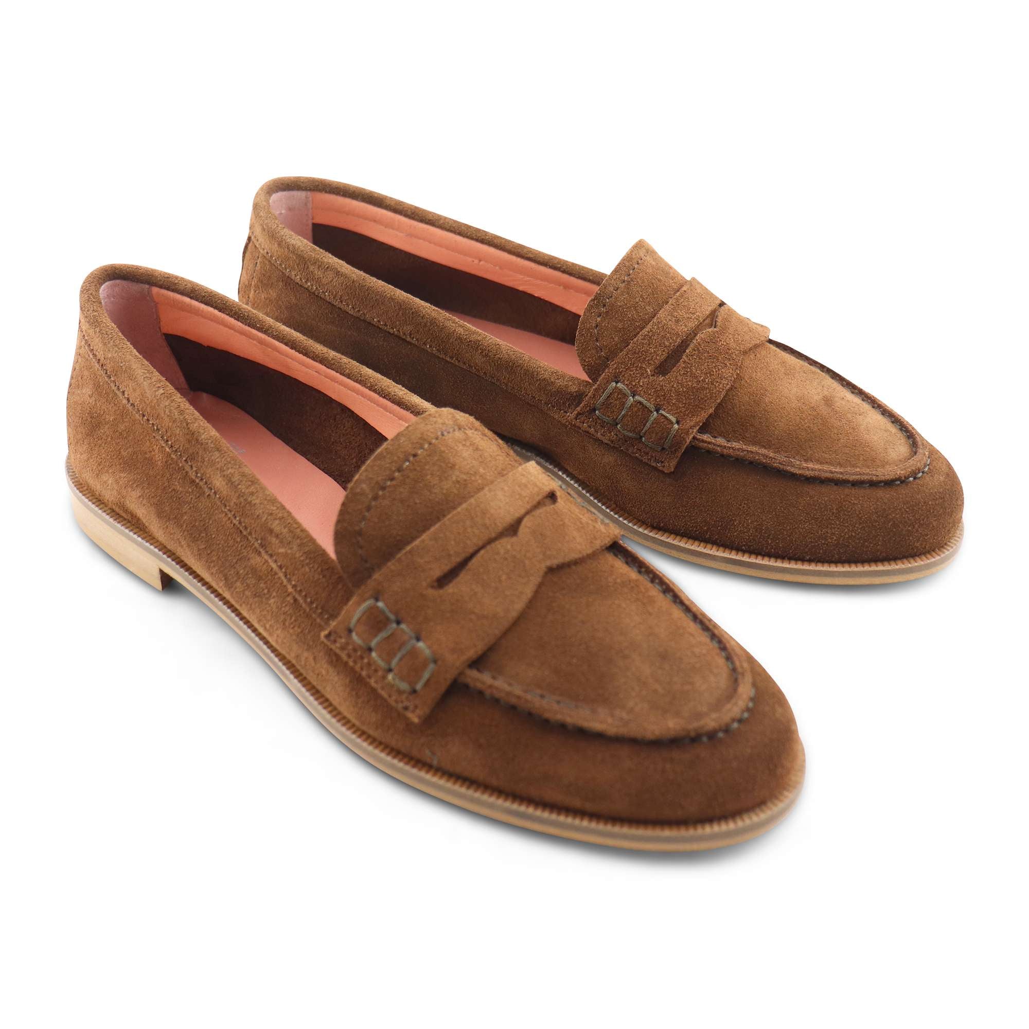 Mocassini sigaro in camoscio