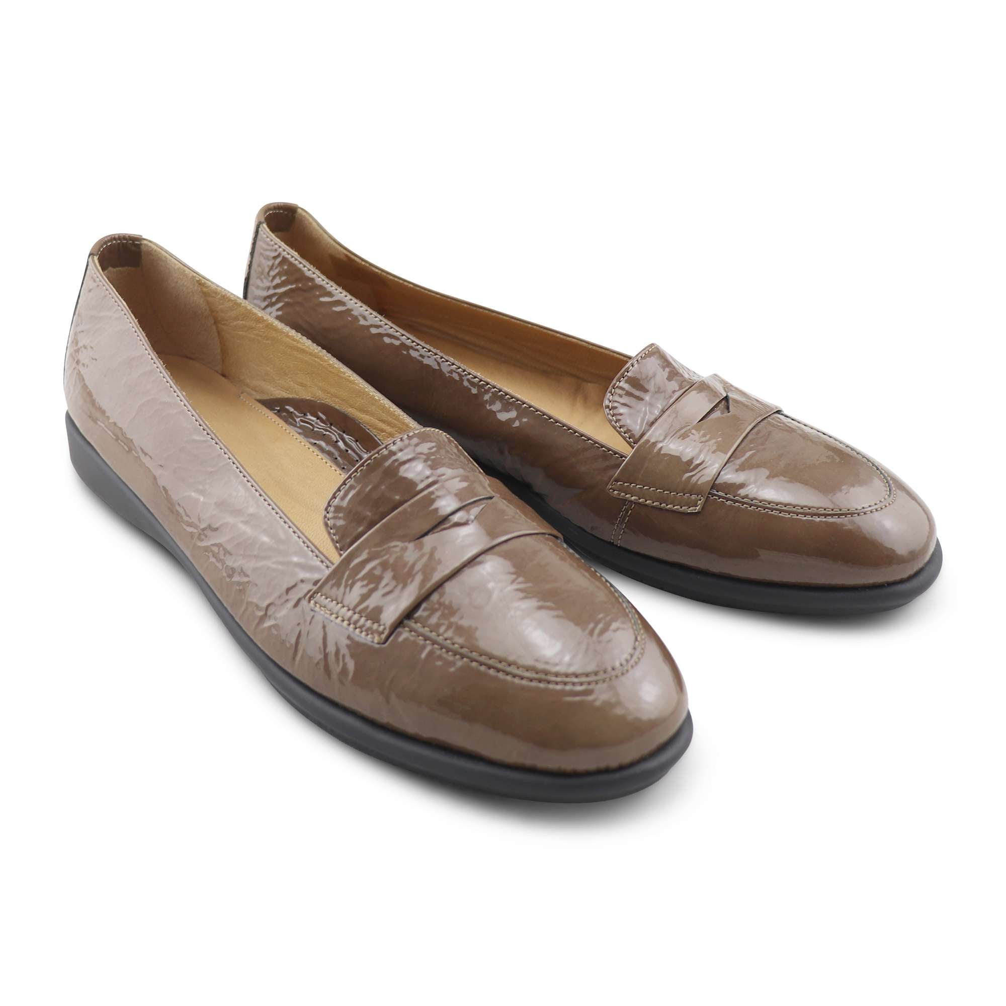 Mocassini stone in vernice