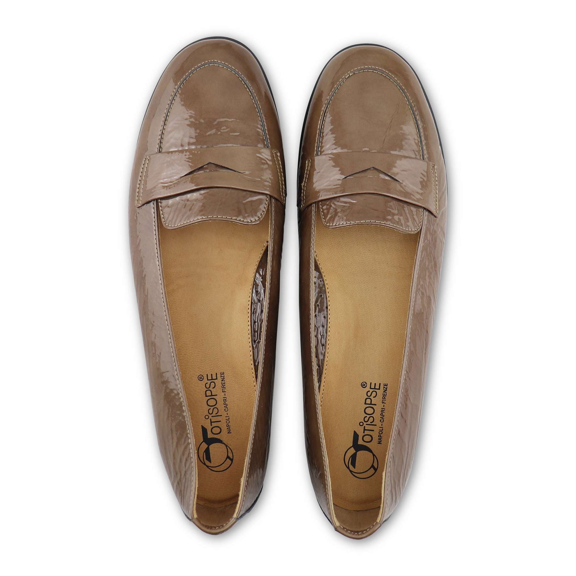 Mocassini stone in vernice