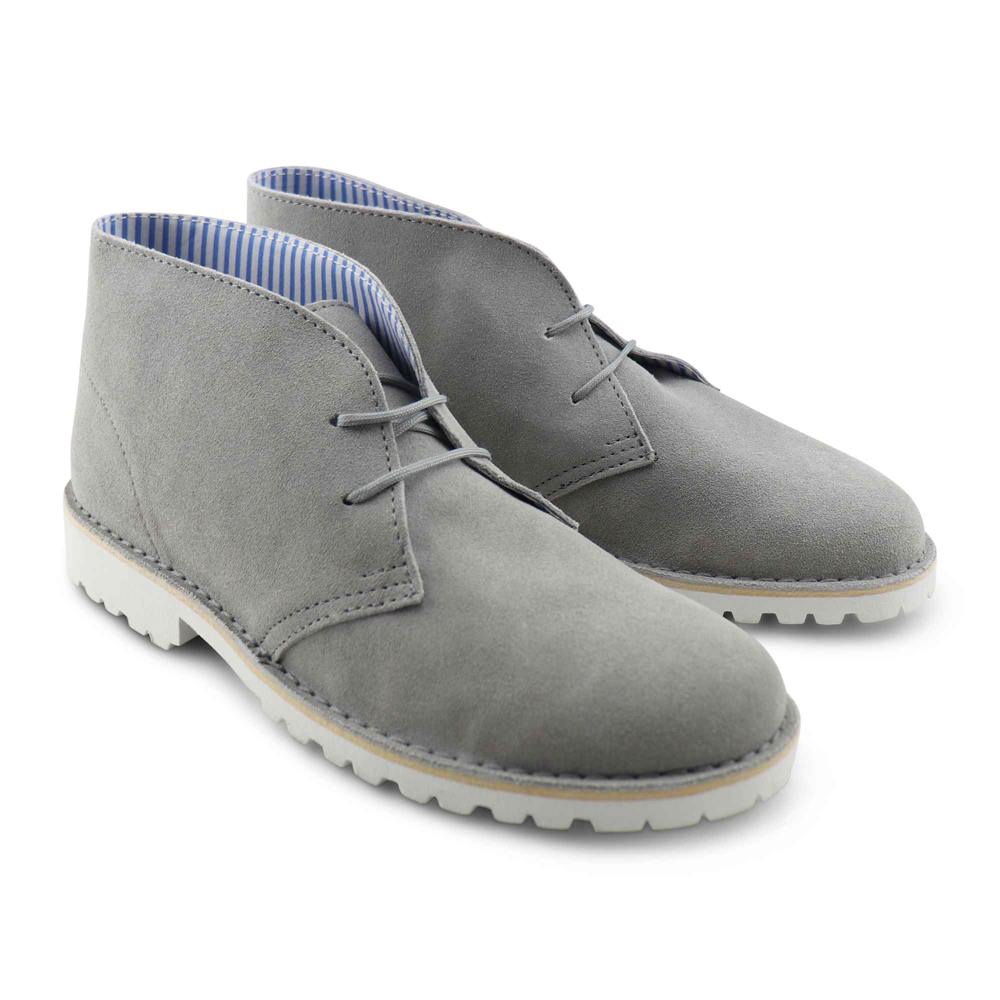 Polacchine Vibram in camoscio grigio