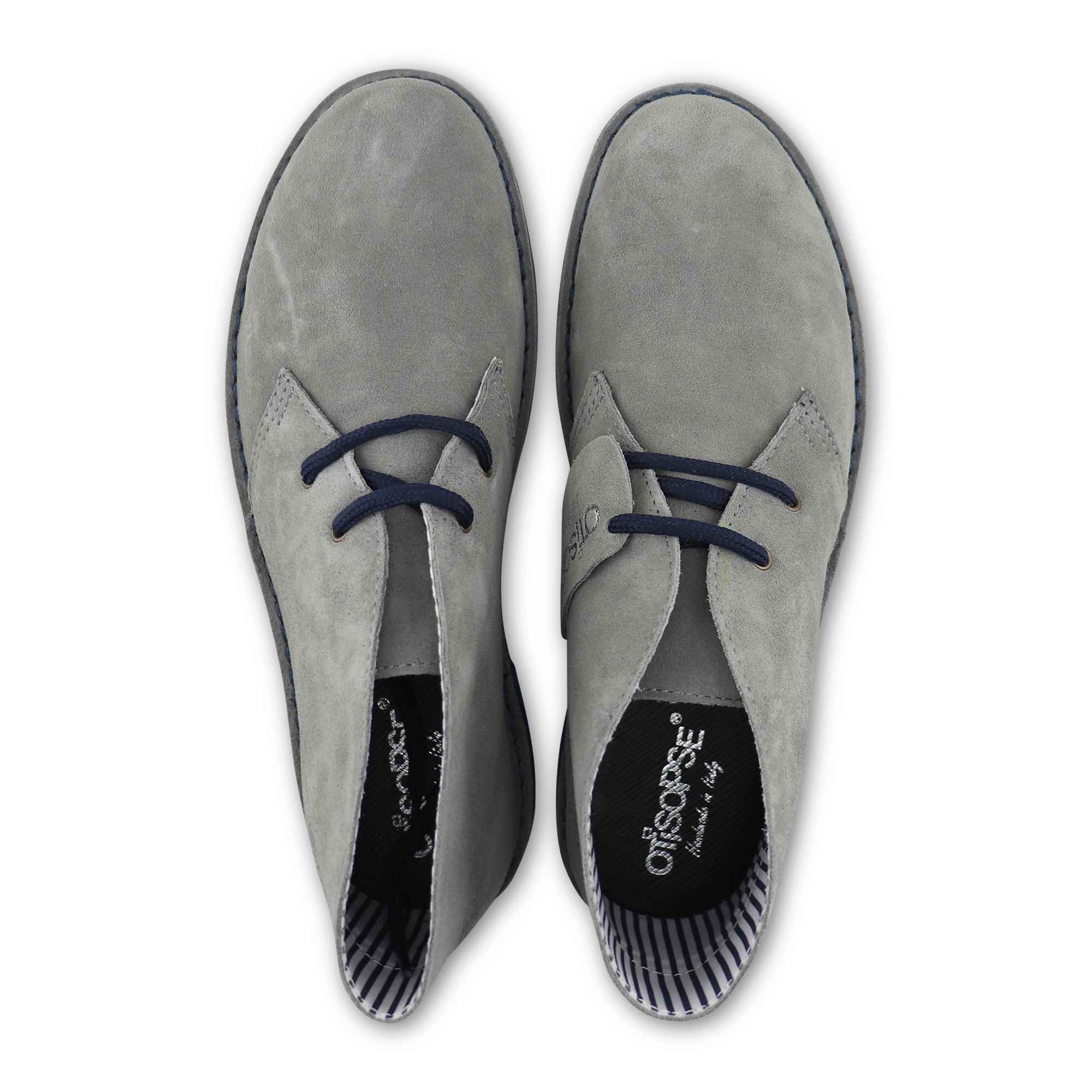 Polacchine grigia in camoscio