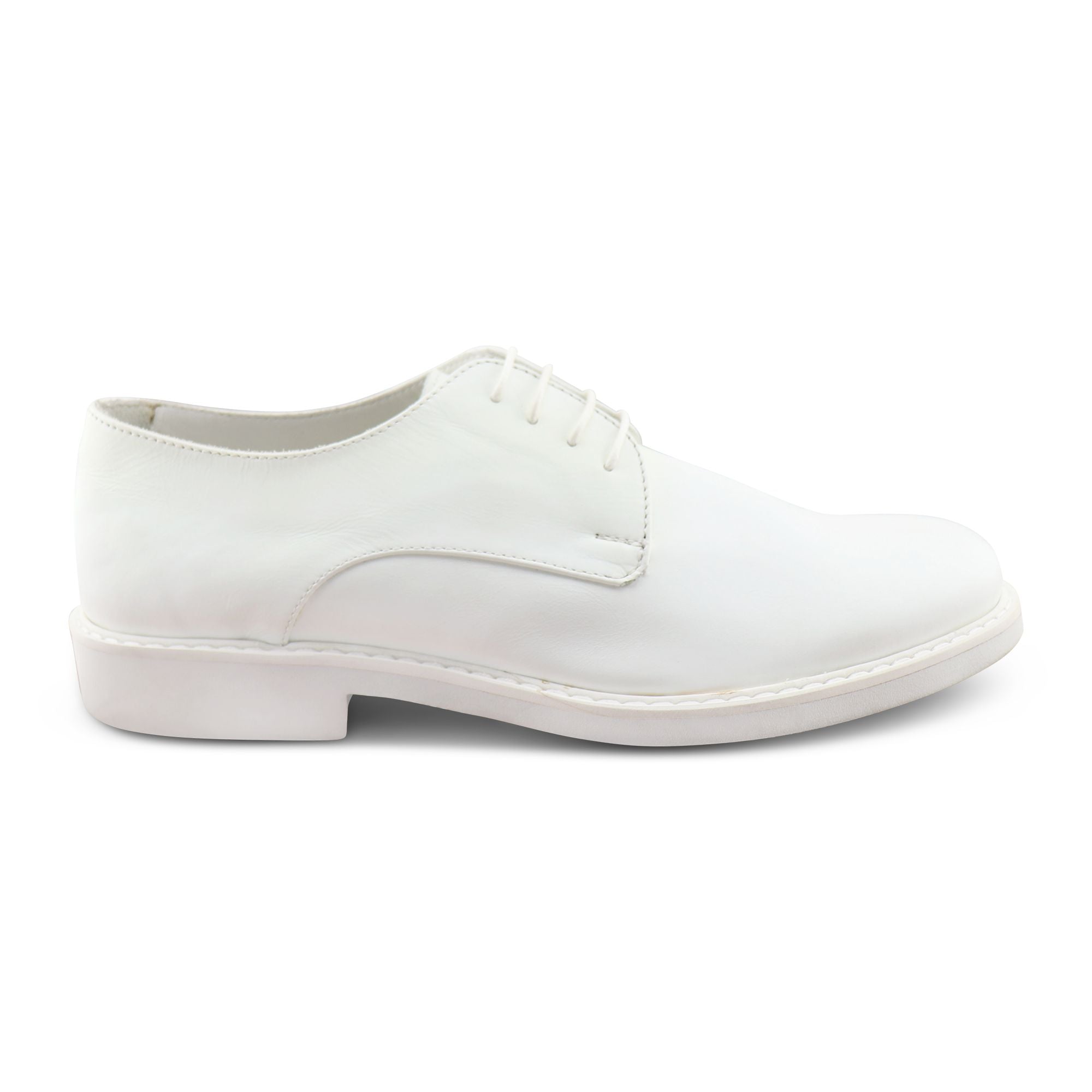 Derby nappa bianco