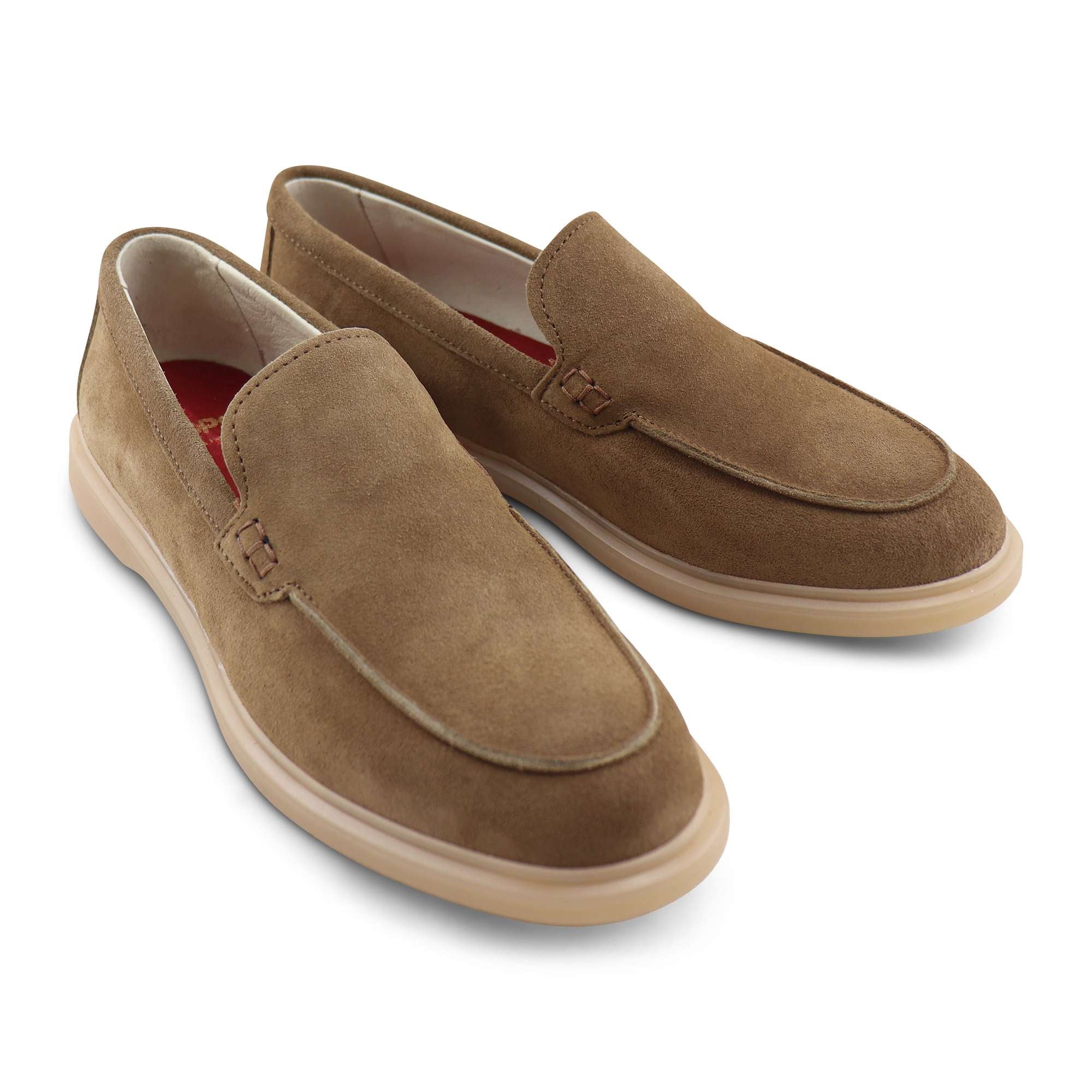 Mocassini mud in camoscio