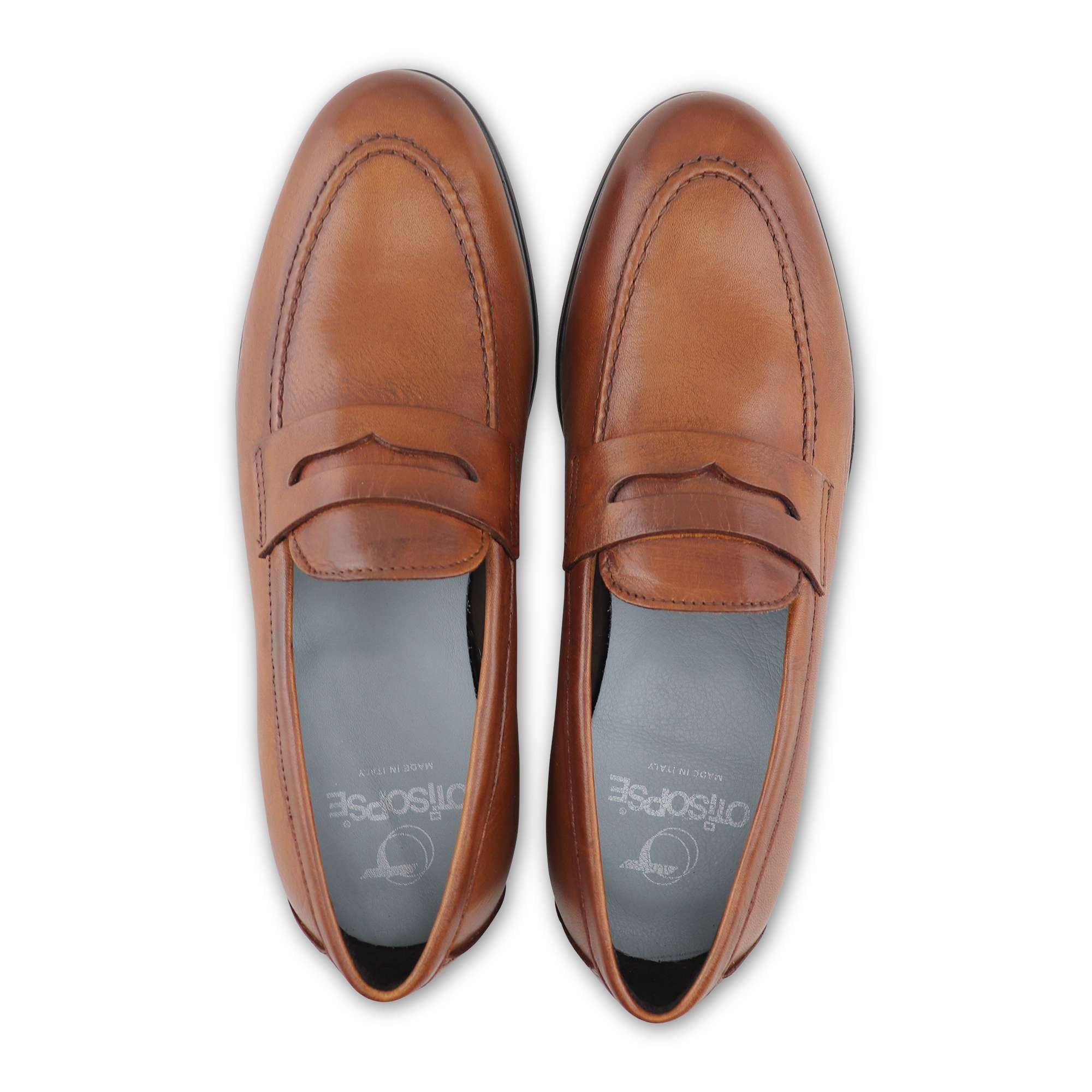 Mocassini in pelle soft cuoio