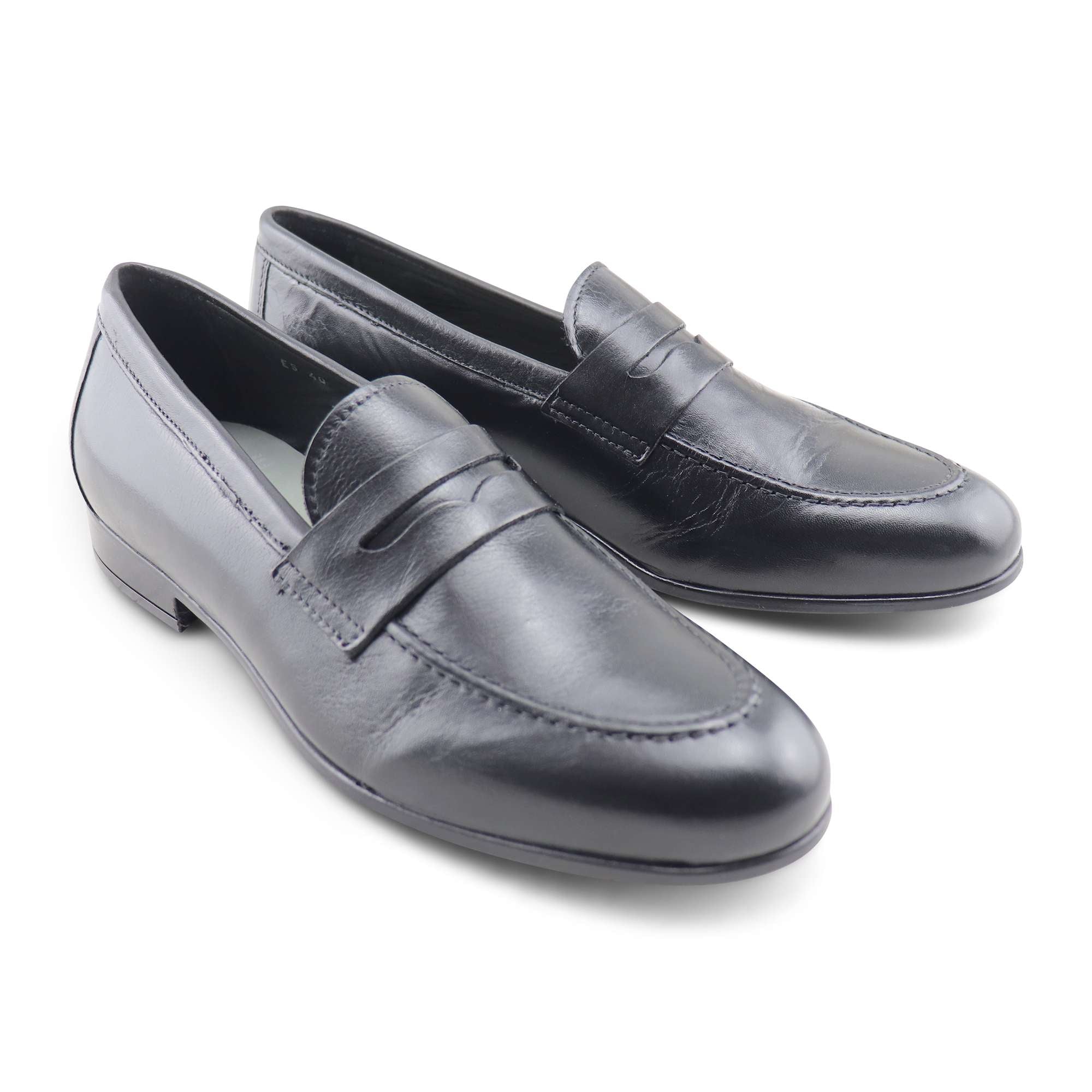 Mocassini in pelle soft nero
