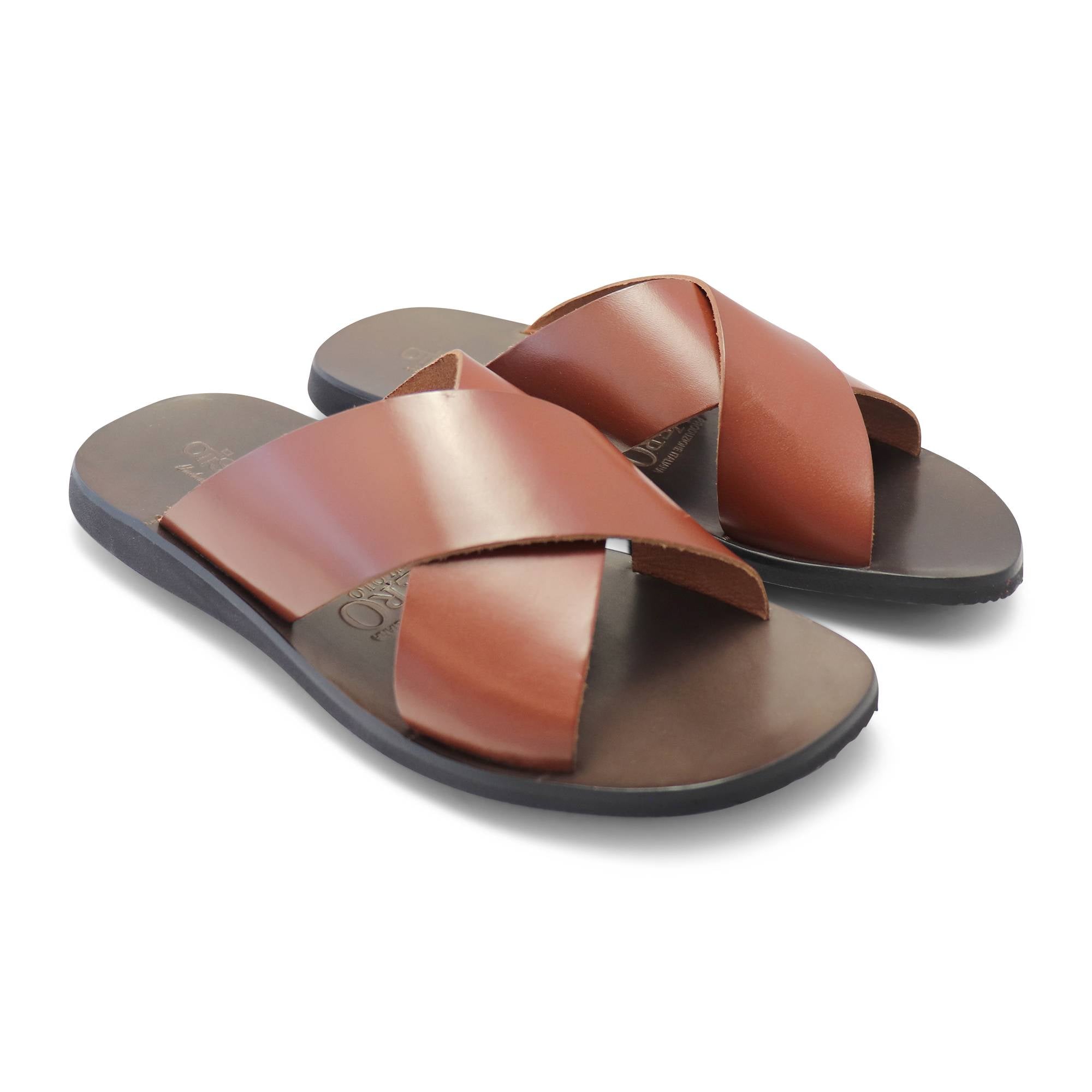 Sandali cuoio in pelle