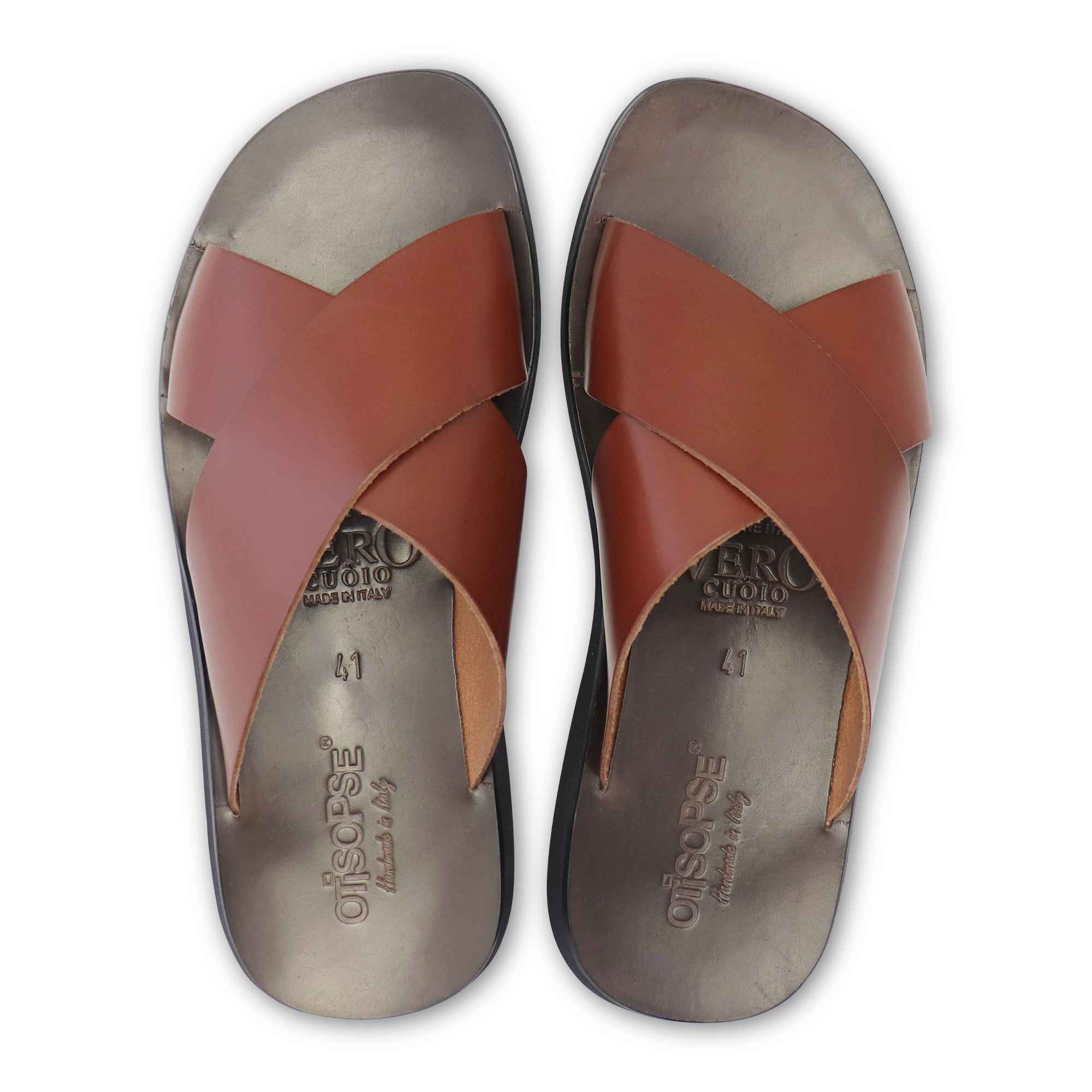 Sandali cuoio in pelle