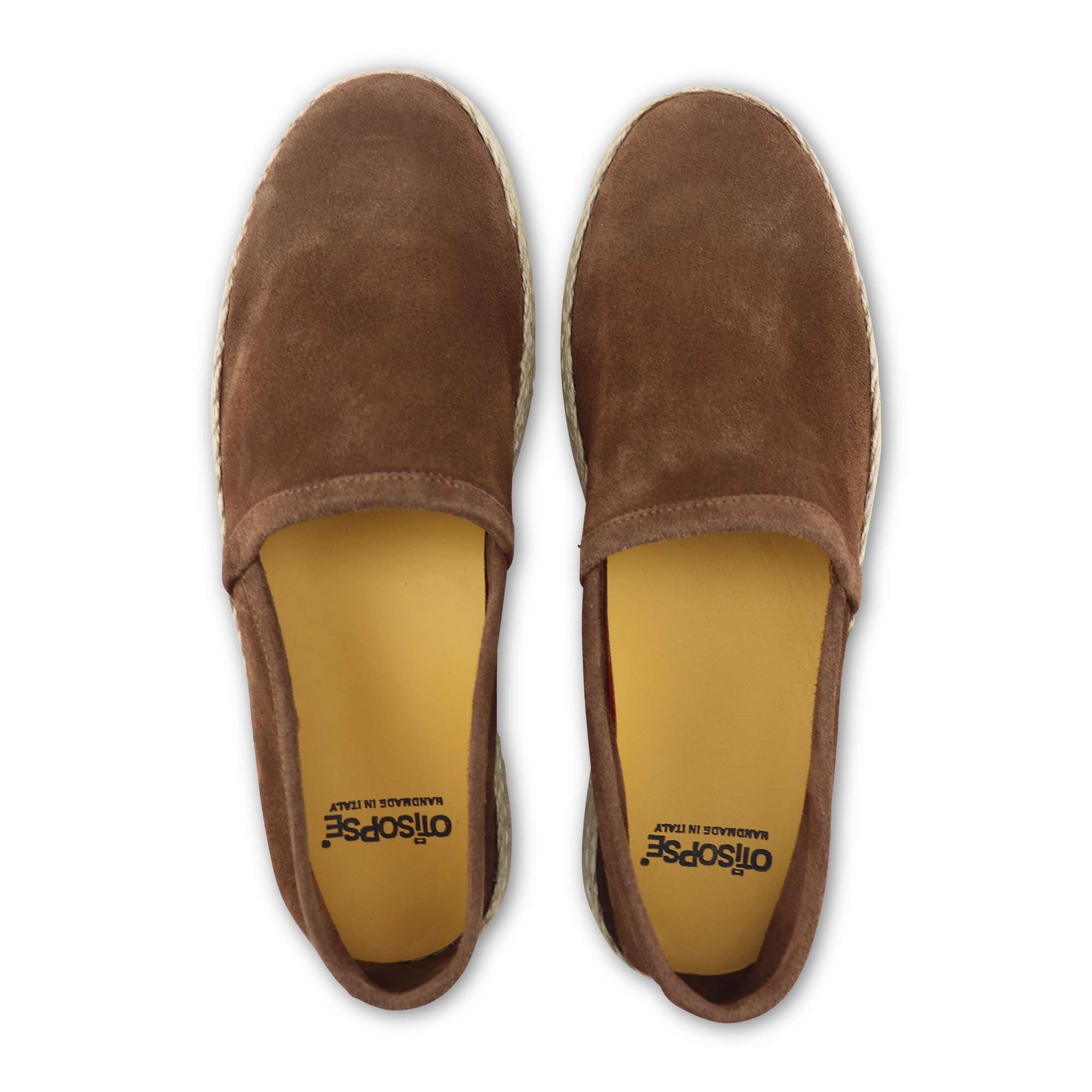 Espadrillas bruciato in camoscio
