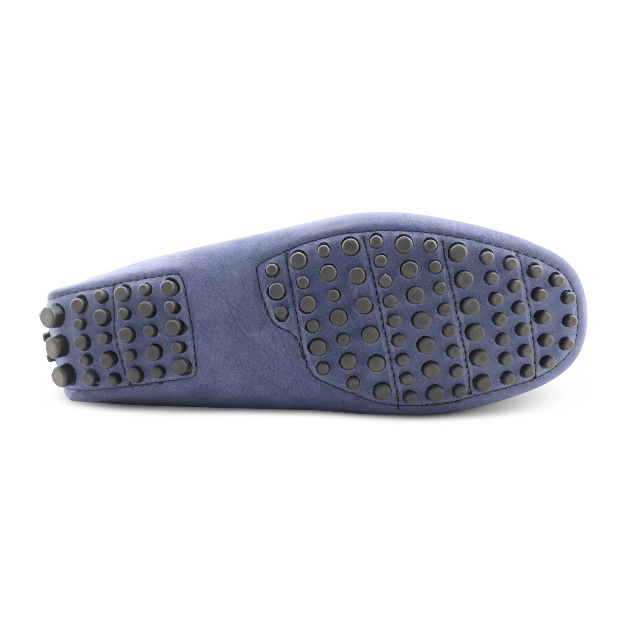 Gommini blu in nabuk