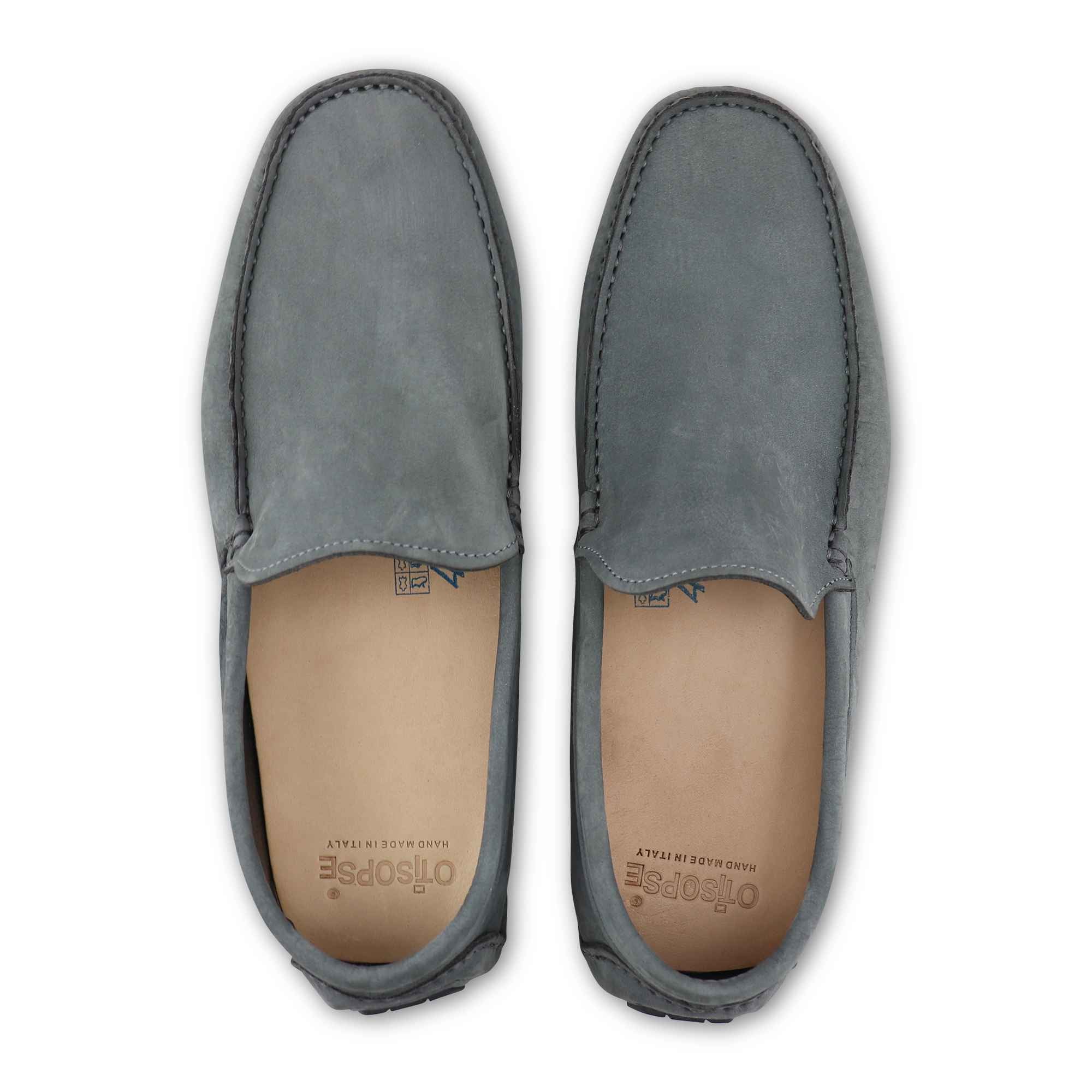 Gommini grigio in nabuk