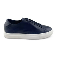 Sneakers in pelle blu