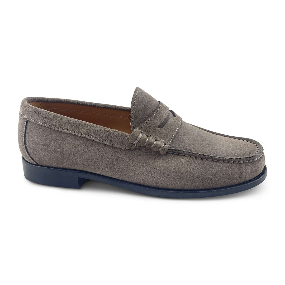Mocassino in camoscio taupe
