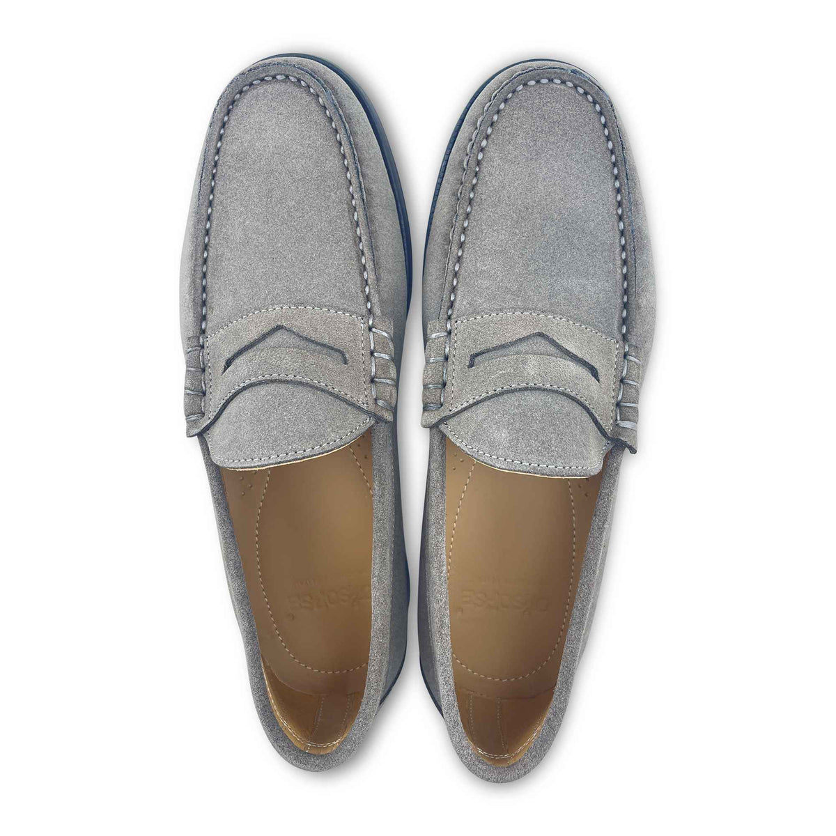 Mocassino in camoscio taupe