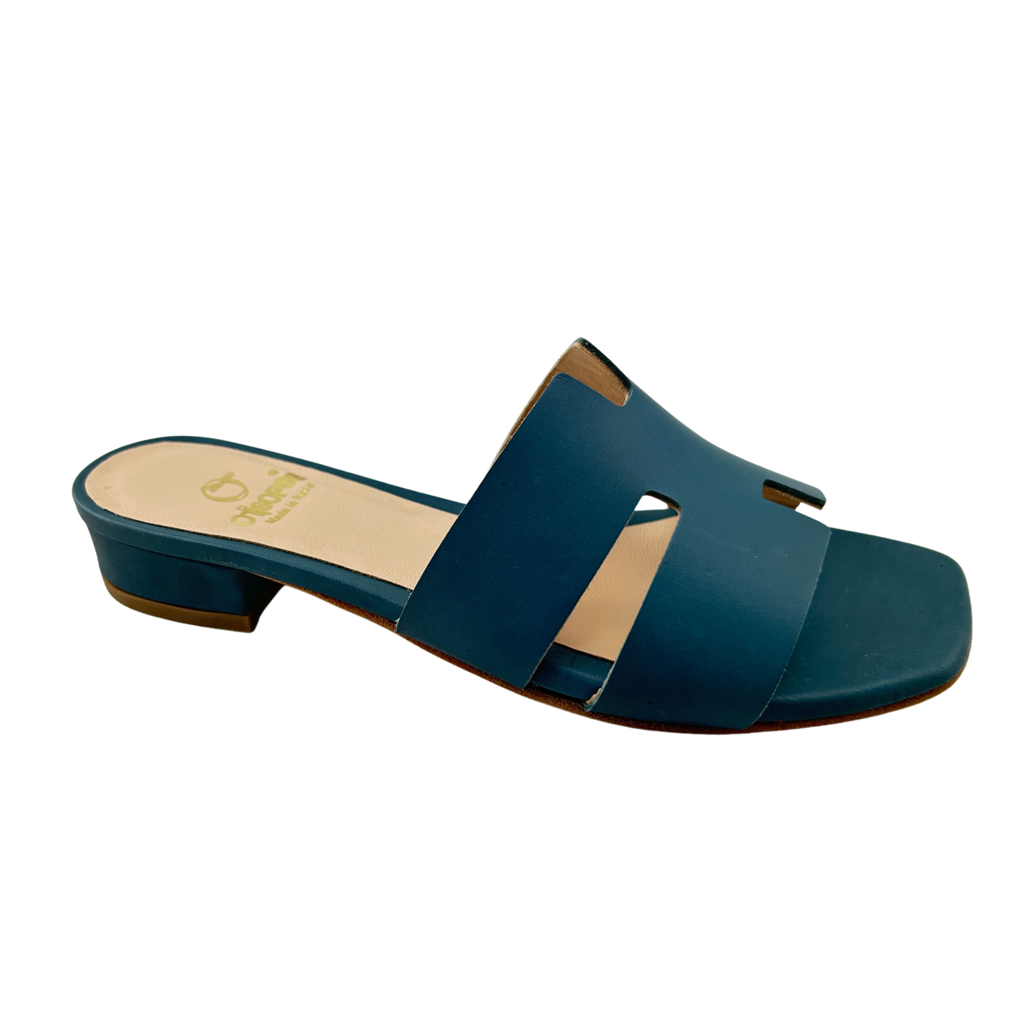 Ciabatta avion in pelle tacco 20