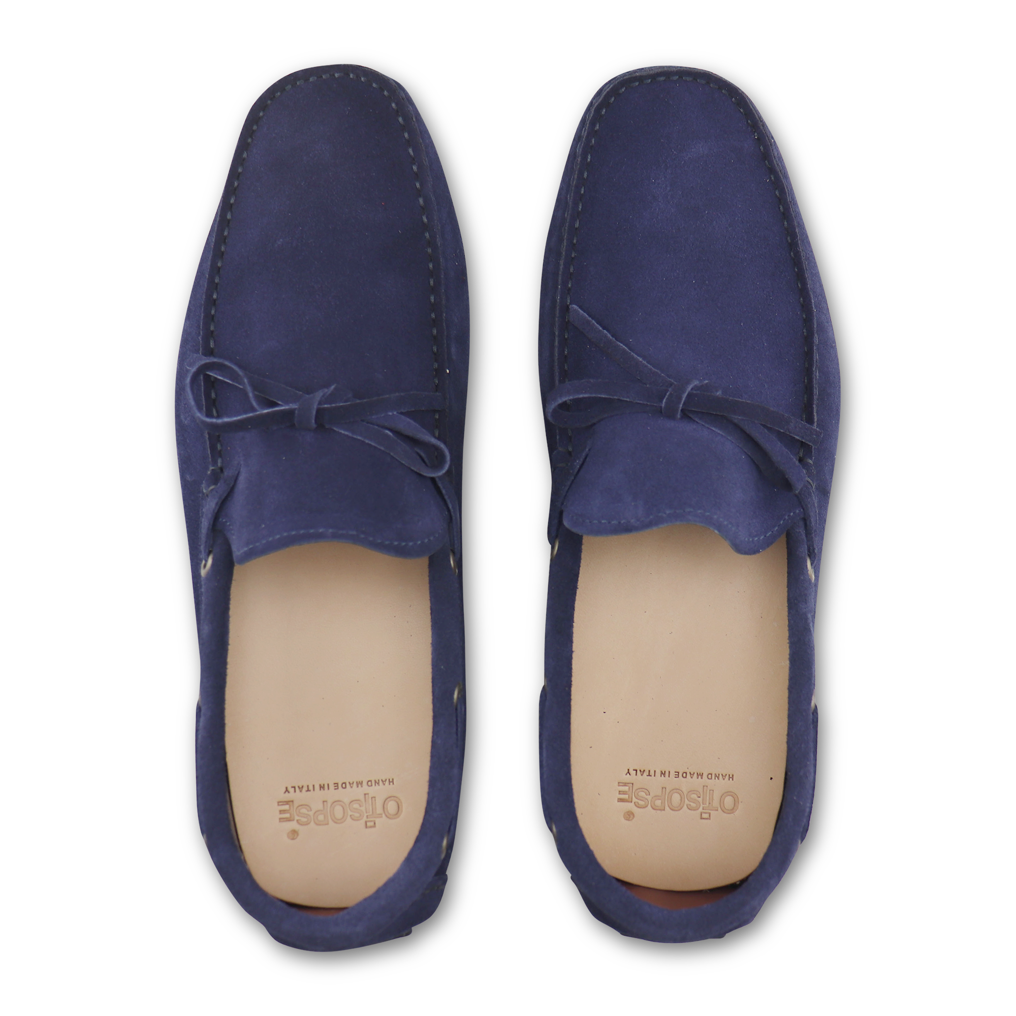 Blue suede rubbers