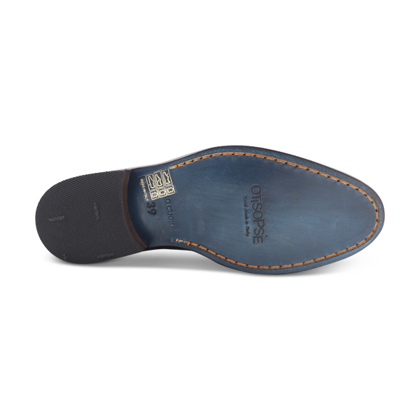 Schwarze Herren-Oxford-Schuhe aus Leder