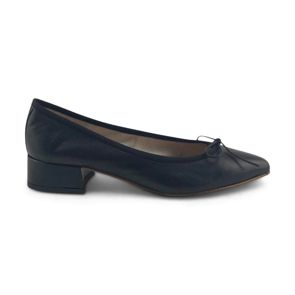 Nero Giardini I514381D Ballerine Donna In Pelle Con Fibbia, Made In Italy, Tacco A Blocco, Colore Nero - 3