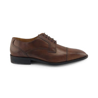 Mahogany leather derby