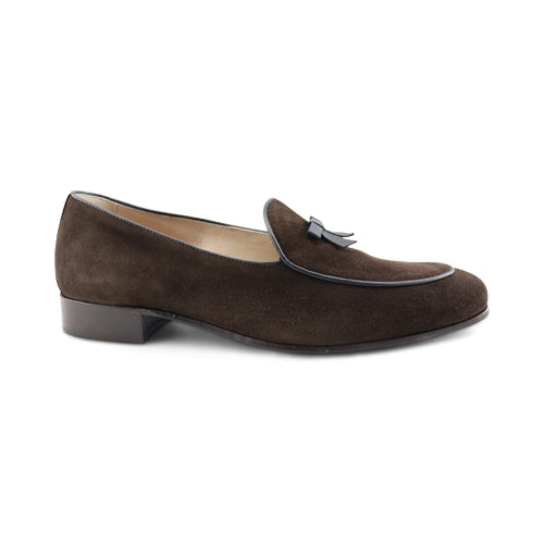 Slippers da uomo in camoscio