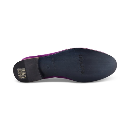 slippers con suola in cuoio