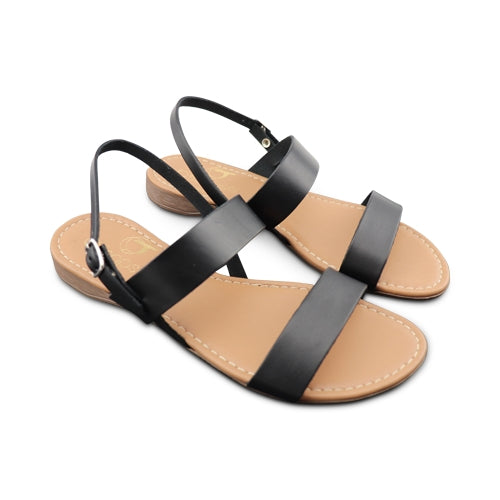 Sandali bassi con due fasce