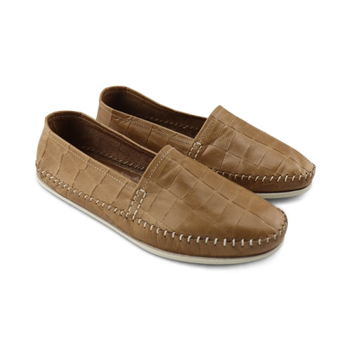 Espadrillas in pelle color caramello