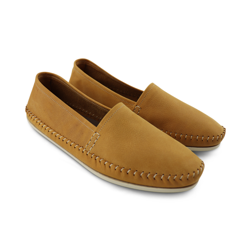 Espadrillas gialle in nabuk