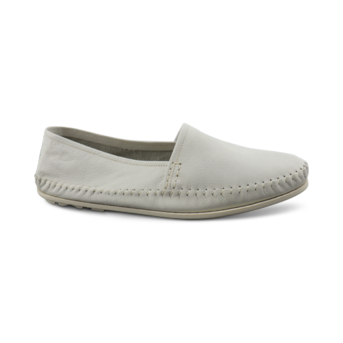 Espadrillas bianche in nabuk